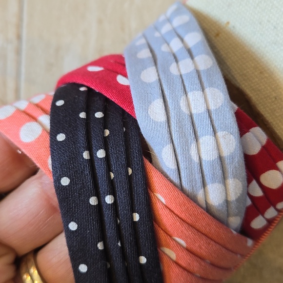 Sperry Top-Sider Unique Multi-Colored Polka-Dot Strappy Ankle Wrap Wedge Sandals - Picture 3 of 12